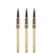 Creative Mark Harmony Blue Squirrel Quill Watercolor Brush Packs of 3 - Professional Watercolor Brushes for Artists - Handcrafted Full Bellied Watercolor Quill Paint Brush, Balanced Wood Handle